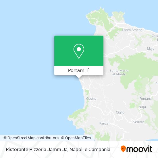 Mappa Ristorante Pizzeria Jamm Ja