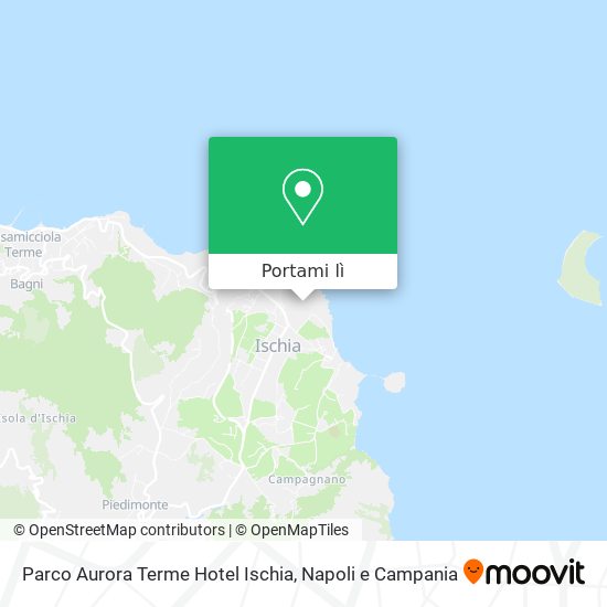 Mappa Parco Aurora Terme Hotel Ischia