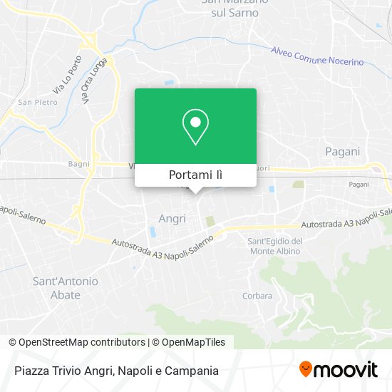 Mappa Piazza Trivio Angri