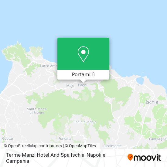Mappa Terme Manzi Hotel And Spa Ischia