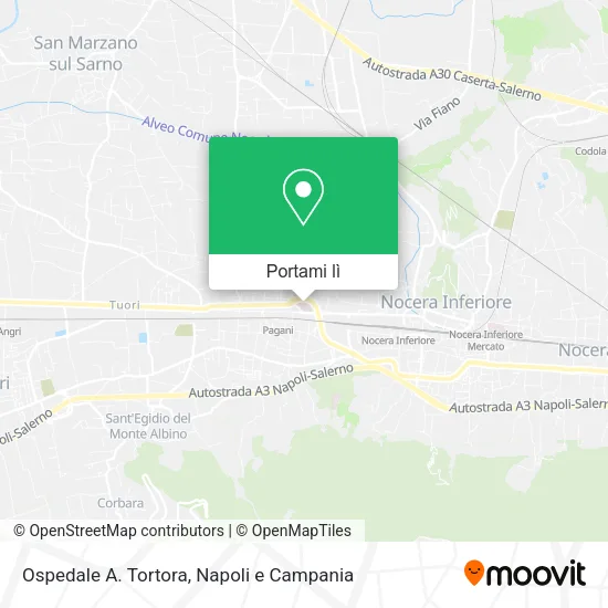 Mappa Ospedale A. Tortora
