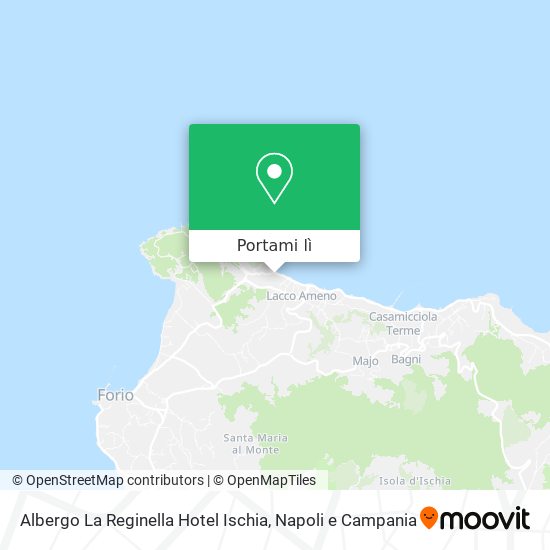 Mappa Albergo La Reginella Hotel Ischia