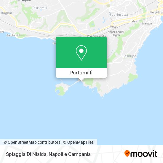 Mappa Spiaggia Di Nisida