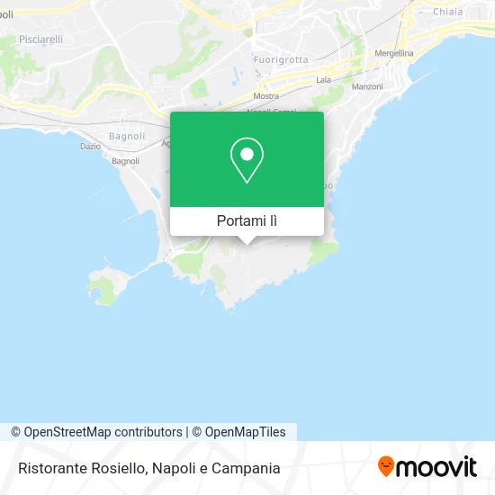 Mappa Ristorante Rosiello