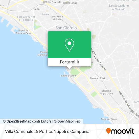 Mappa Villa Comunale Di Portici