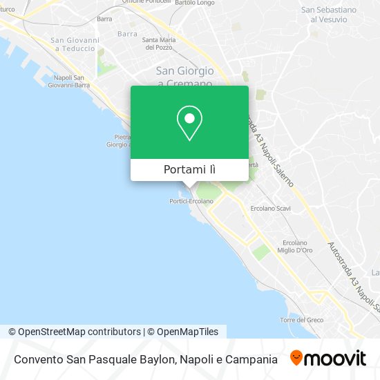 Mappa Convento San Pasquale Baylon
