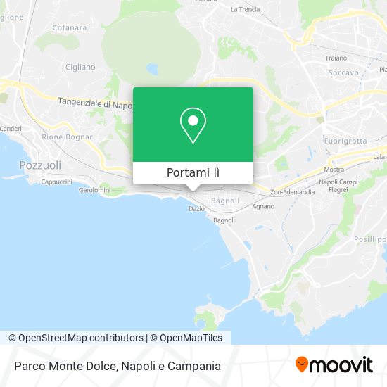Mappa Parco Monte Dolce
