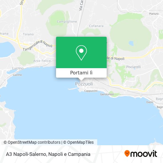Mappa A3 Napoli-Salerno
