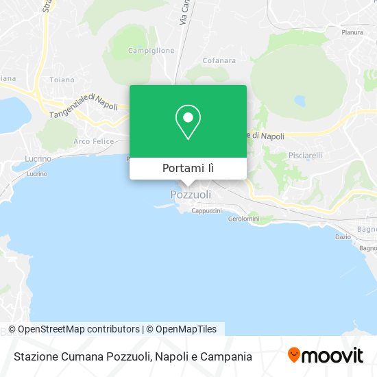 Mappa Stazione Cumana Pozzuoli