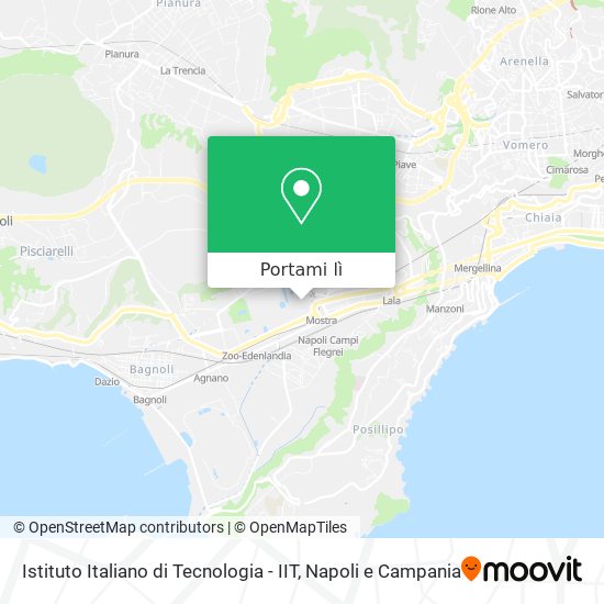 Mappa Istituto Italiano di Tecnologia - IIT