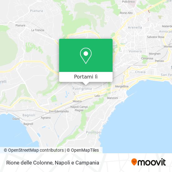 Mappa Rione delle Colonne