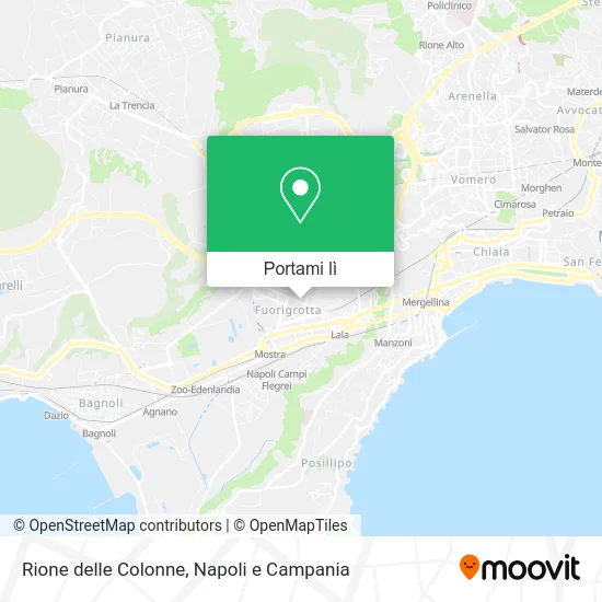 Mappa Rione delle Colonne