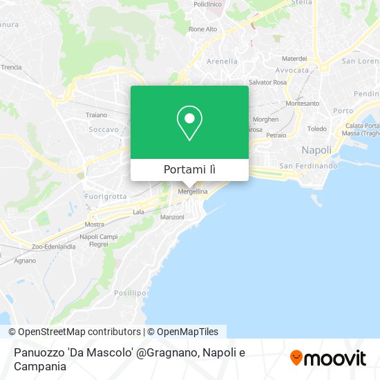 Mappa Panuozzo 'Da Mascolo' @Gragnano