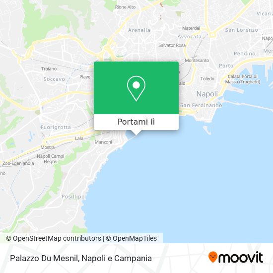 Mappa Palazzo Du Mesnil