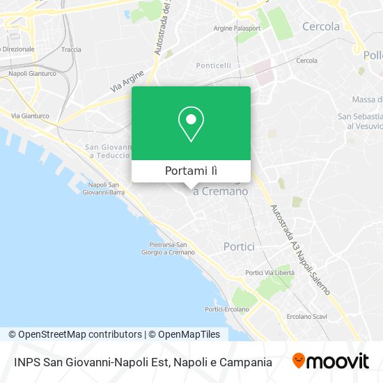 Mappa INPS San Giovanni-Napoli Est