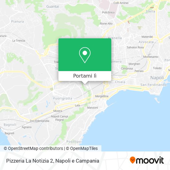 Mappa Pizzeria La Notizia 2