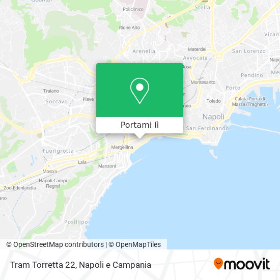 Mappa Tram Torretta 22