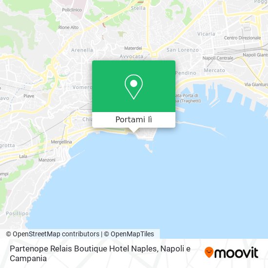 Mappa Partenope Relais Boutique Hotel Naples