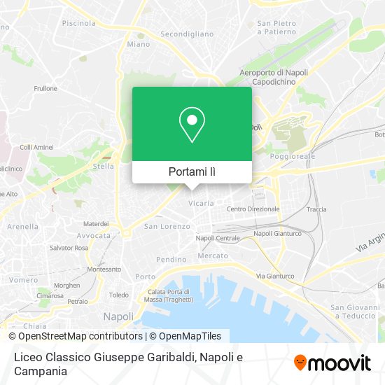 Mappa Liceo Classico Giuseppe Garibaldi