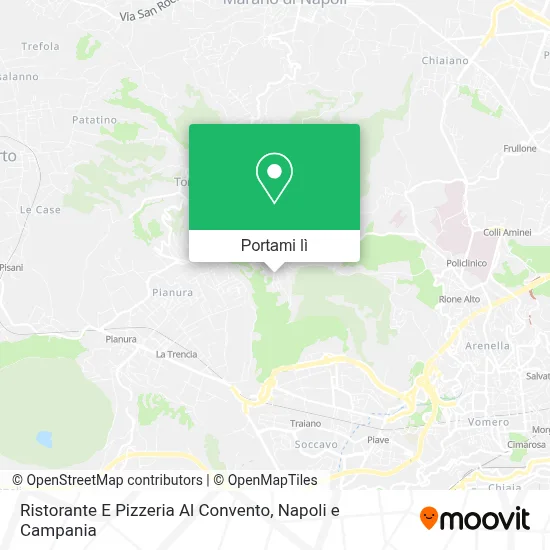 Mappa Ristorante E Pizzeria Al Convento