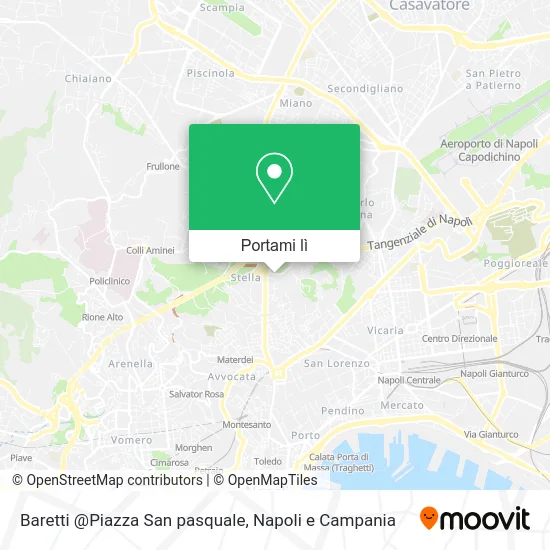 Mappa Baretti @Piazza San pasquale