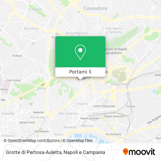 Mappa Grotte di Pertosa-Auletta