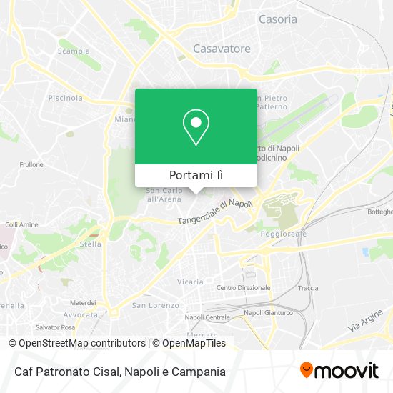 Mappa Caf Patronato Cisal