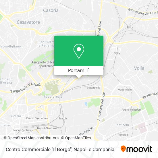 Mappa Centro Commerciale "Il Borgo"