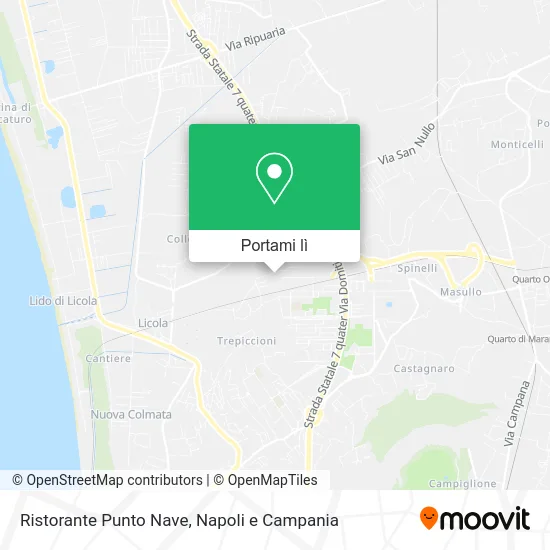 Mappa Ristorante Punto Nave