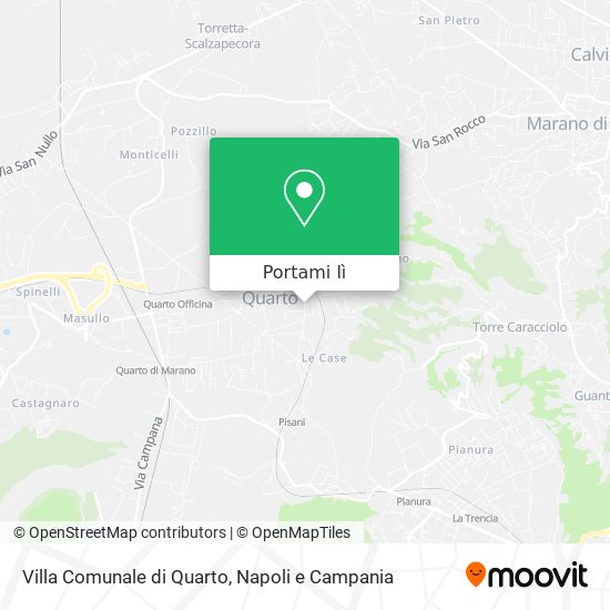 Mappa Villa Comunale di Quarto