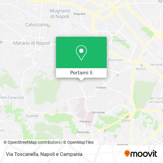 Mappa Via Toscanella