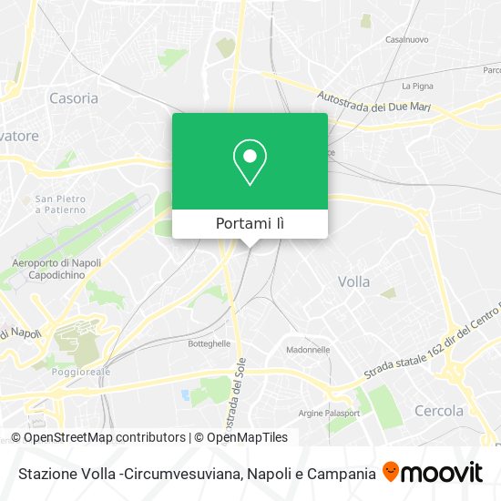 Mappa Stazione Volla -Circumvesuviana