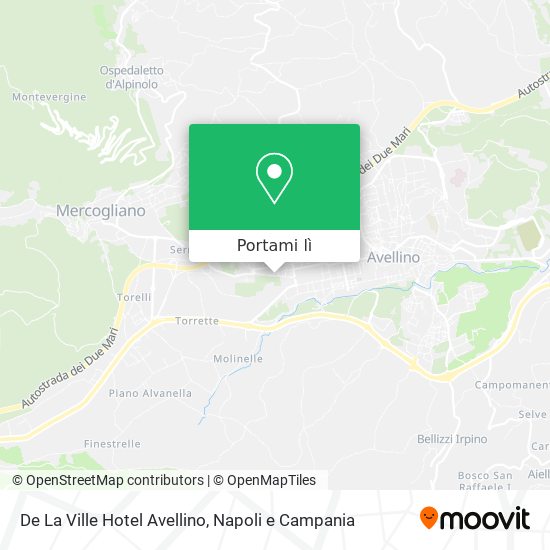 Mappa De La Ville Hotel Avellino