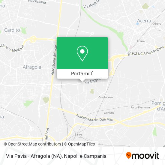Mappa Via Pavia - Afragola (NA)
