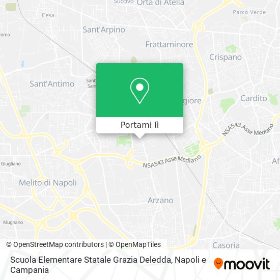 Mappa Scuola Elementare Statale Grazia Deledda