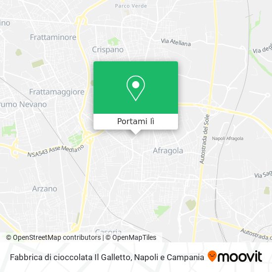 Mappa Fabbrica di cioccolata Il Galletto