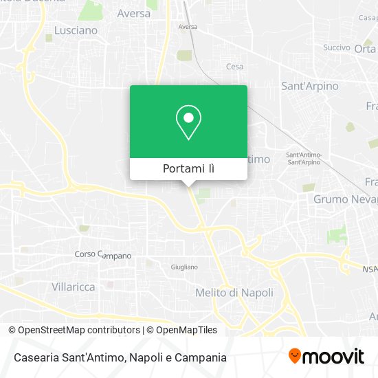 Mappa Casearia Sant'Antimo