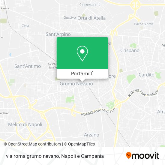 Mappa via roma grumo nevano