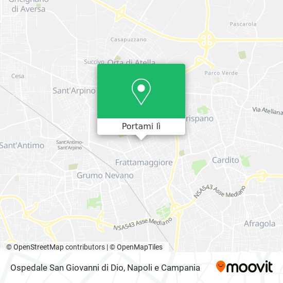 Mappa Ospedale San Giovanni di Dio