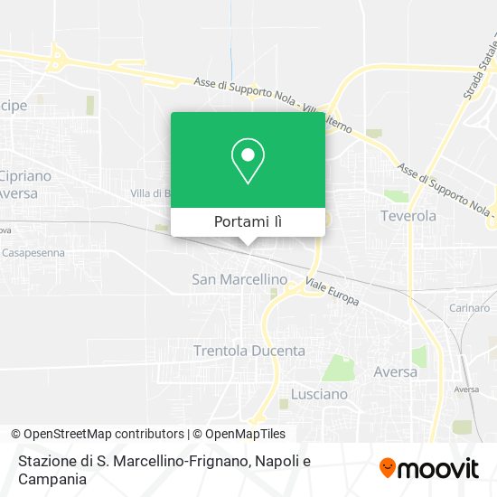 Mappa Stazione di S. Marcellino-Frignano