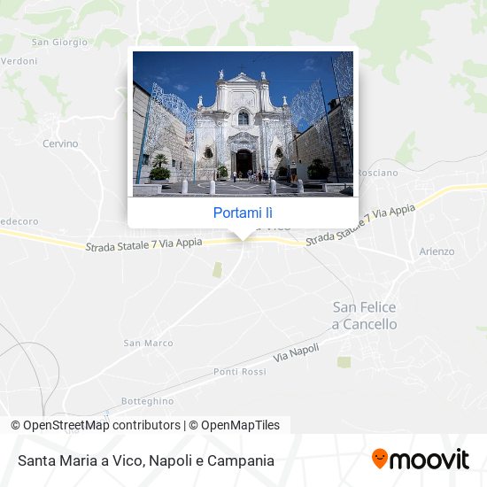Mappa Santa Maria a Vico