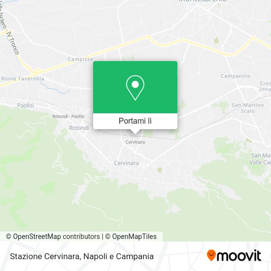 Mappa Stazione Cervinara