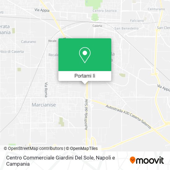 Mappa Centro Commerciale Giardini Del Sole