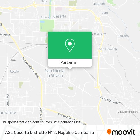 Mappa ASL Caserta Distretto N12