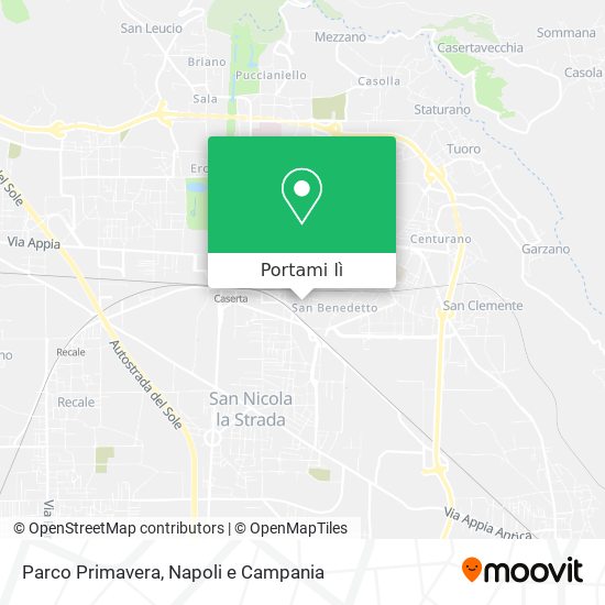 Mappa Parco Primavera