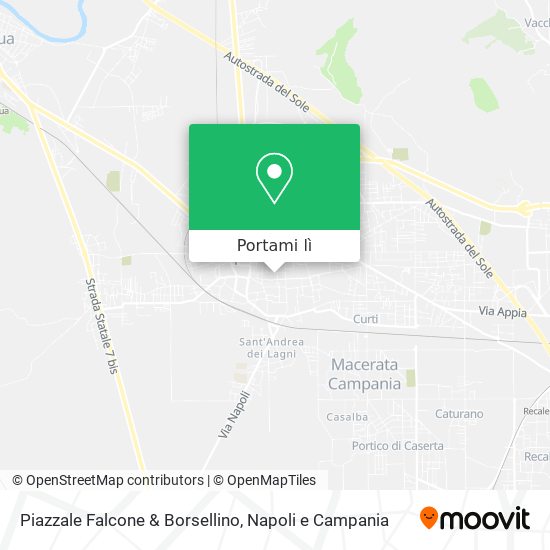 Mappa Piazzale Falcone &  Borsellino
