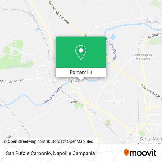 Mappa San Rufo e Carponio