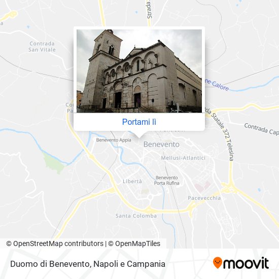 Mappa Duomo di Benevento