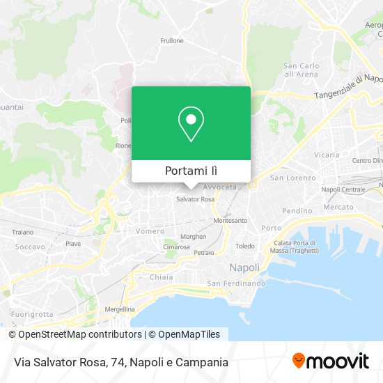 Mappa Via Salvator Rosa, 74