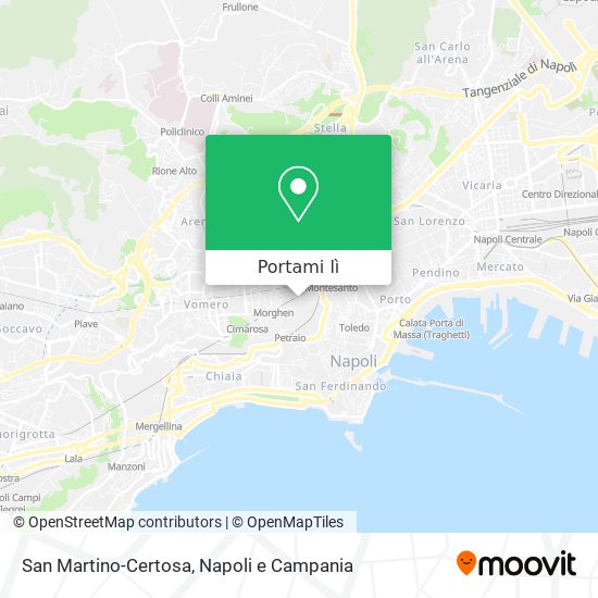 Mappa San Martino-Certosa